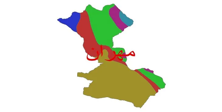 نقشه شیپ‌ فایل اقلیم‌شناسی شهرستان مهران + 7 لایه اقلیمی