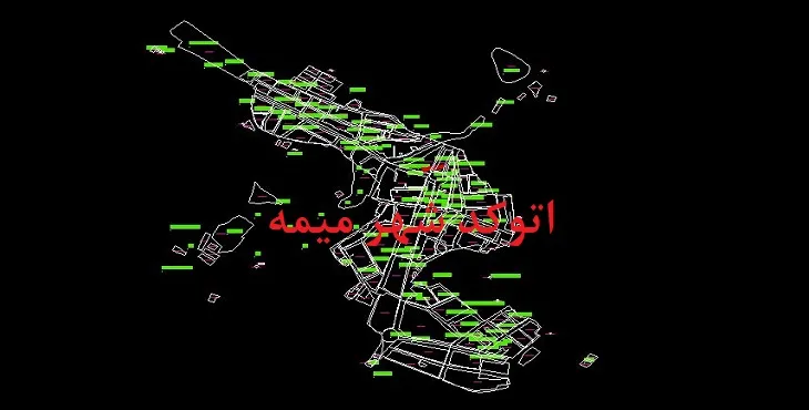 دانلود نقشه اتوکد شهر میمه دهلران