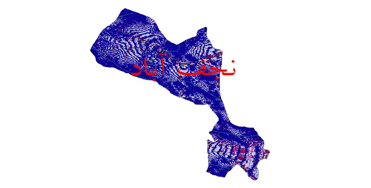 دانلود نقشه های شیپ فایل شهرستان نجف آباد + کاملترین لایه GIS