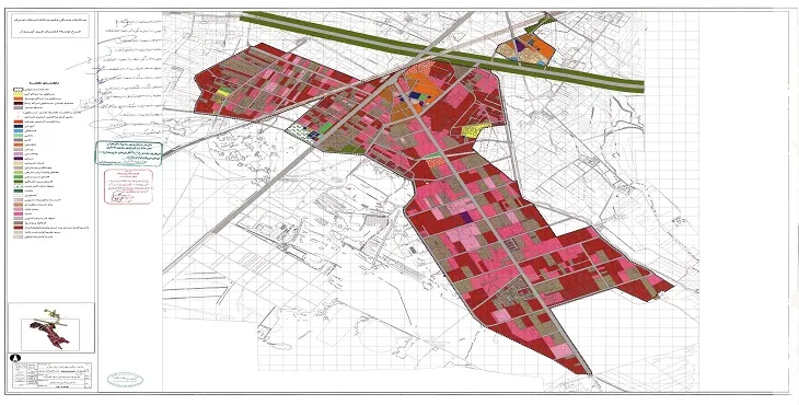 دانلود نقشه کاربری اراضی شهر کهریزک | وضع موجود+پیشنهادی