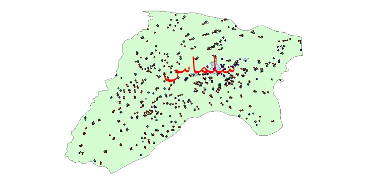 دانلود نقشه جمعیت نقاط شهری و روستایی شهرستان سلماس از سال 1335 تا 1395