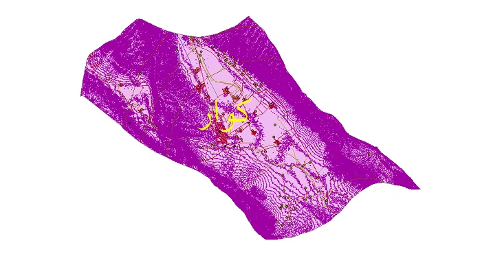 دانلود نقشه های شیپ فایل شهرستان کوار + کاملترین لایه GIS