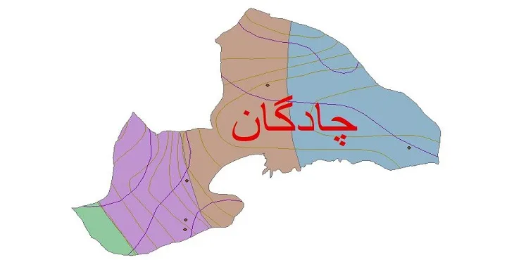 نقشه شیپ‌ فایل اقلیم‌شناسی شهرستان چادگان + 7 لایه اقلیمی