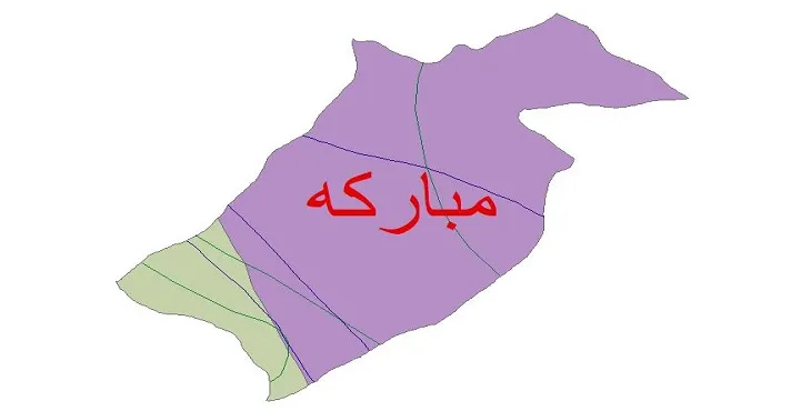 نقشه شیپ‌ فایل اقلیم‌شناسی شهرستان مبارکه + 7 لایه اقلیمی