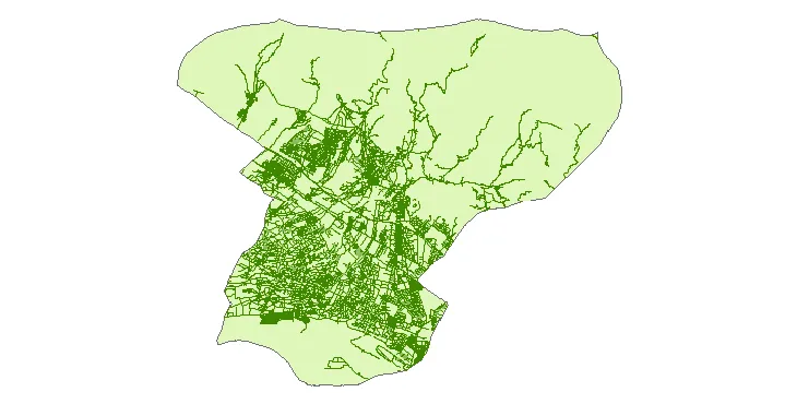 جدیدترین نقشه شیپ فایل راه های شهرستان ساوجبلاغ + PDF