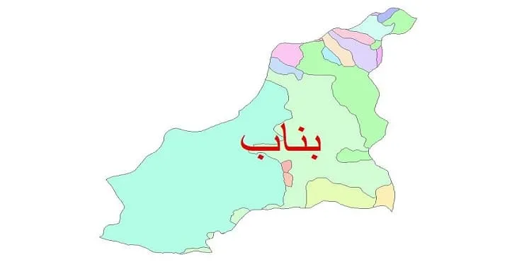 نقشه شیپ فایل (GIS) زمین‌ شناسی شهرستان بناب