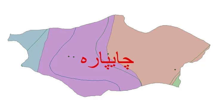 نقشه شیپ‌ فایل اقلیم‌شناسی شهرستان چایپاره + 7 لایه اقلیمی