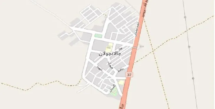 دانلود نقشه شهر چالانچولان + pdf با کیفیت بالا