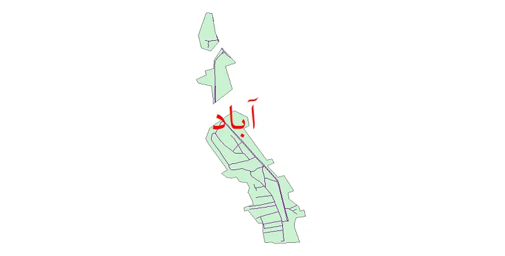 دانلود نقشه شیپ فایل شبکه معابر شهر آباد بوشهر