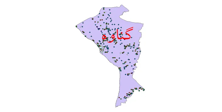 دانلود نقشه جمعیت نقاط شهری و روستایی شهرستان گناوه از سال 1335 تا 1395
