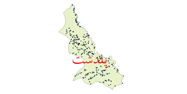دانلود نقشه جمعیت نقاط شهری و روستایی شهرستان پلدشت از سال 1335 تا 1395