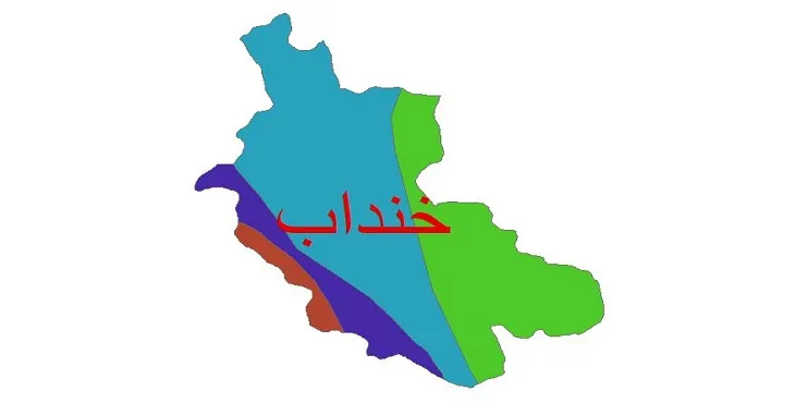نقشه شیپ‌ فایل اقلیم‌شناسی شهرستان خنداب + 7 لایه اقلیمی