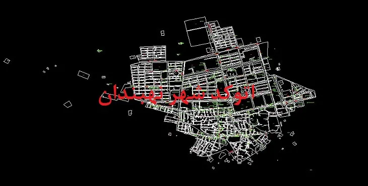 دانلود نقشه اتوکد شهر نهبندان
