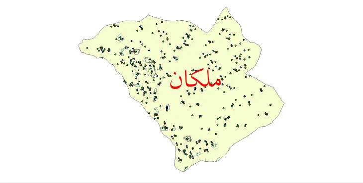 دانلود نقشه جمعیت نقاط شهری و روستایی شهرستان ملکان از سال 1335 تا 1395