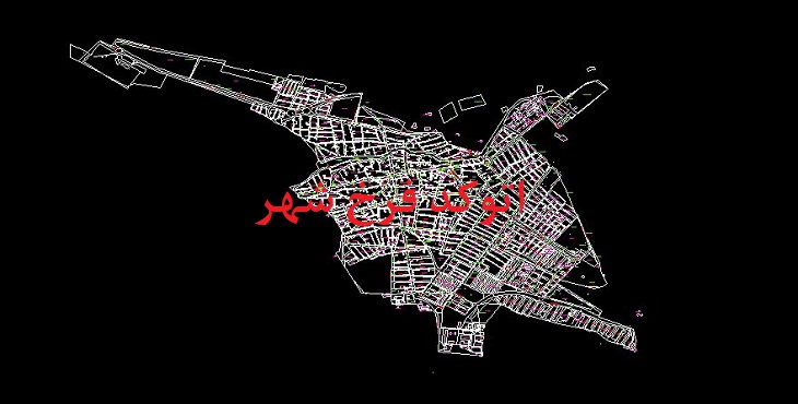 دانلود نقشه اتوکد شهر فرخشهر