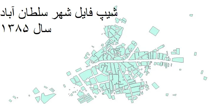 دانلود شیپ فایل بلوک آماری شهر سلطان آباد خوشاب