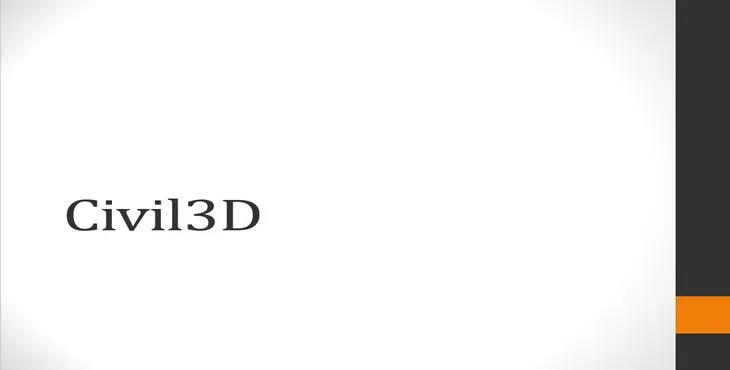 دانلود پاورپوینت آشنایی با Civil3D