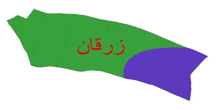 نقشه شیپ‌ فایل اقلیم‌شناسی شهرستان زرقان + 7 لایه اقلیمی