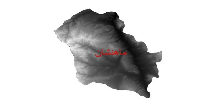 دانلود نقشه دم (DEM) شهرستان ماهنشان | دقت 30 متر