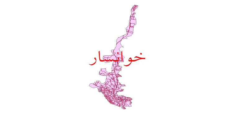 دانلود نقشه شیپ فایل شبکه معابر شهر خوانسار