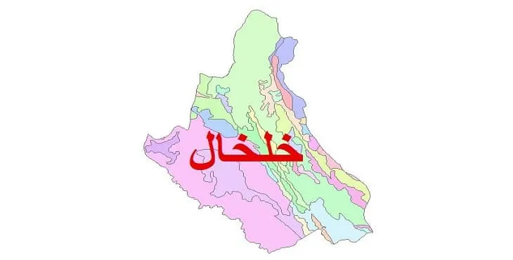 نقشه شیپ فایل (GIS) زمین‌ شناسی شهرستان خلخال
