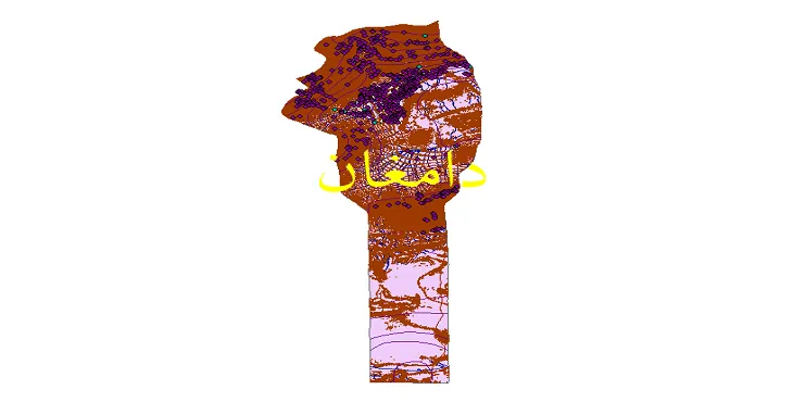 دانلود نقشه های شیپ فایل شهرستان دامغان + کاملترین لایه GIS