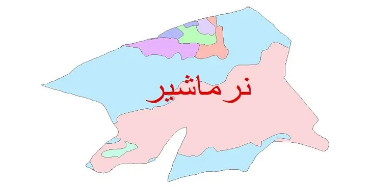 نقشه شیپ فایل (GIS) زمین‌ شناسی شهرستان نرماشیر