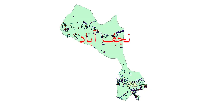 دانلود فایل جمعیت نقاط شهری و روستایی شهرستان نجف آباد از سال 1335 تا 1395