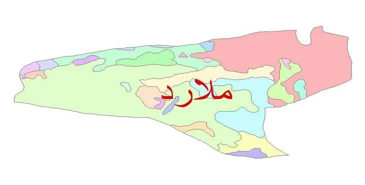 نقشه شیپ فایل (GIS) زمین‌ شناسی شهرستان ملارد