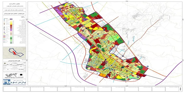 دانلود طرح جامع شهر ورامین سال 91 + آلبوم نقشه ها