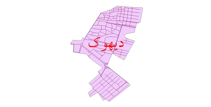 دانلود نقشه شیپ فایل شبکه معابر شهر دیهوک