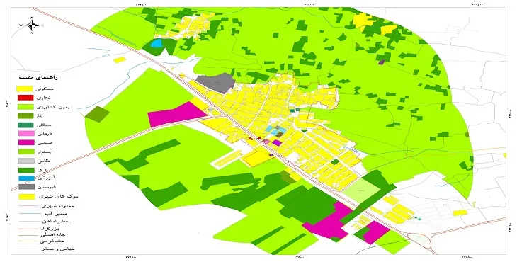 جدیدترین نقشه شهر سورمق | قابل چاپ + کیفیت بالا