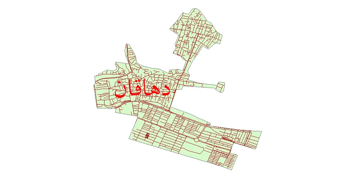 دانلود نقشه شیپ فایل شبکه معابر شهر دهاقان