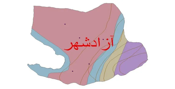 نقشه شیپ فایل اقلیمشناسی شهرستان آذرشهر + 7 لایه اقلیمی