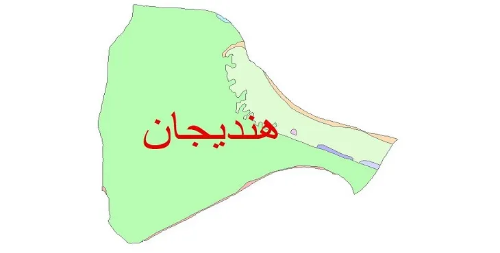 نقشه شیپ فایل (GIS) زمین‌ شناسی شهرستان هندیجان