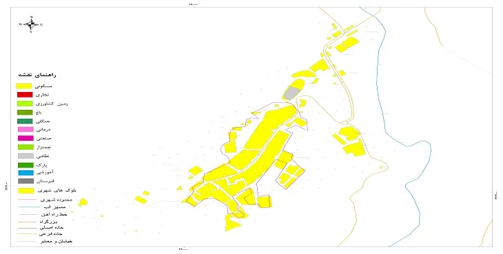 نقشه شیپ فایل (GIS) شهر گراب سفلی 1404 + عکس با کیفیت