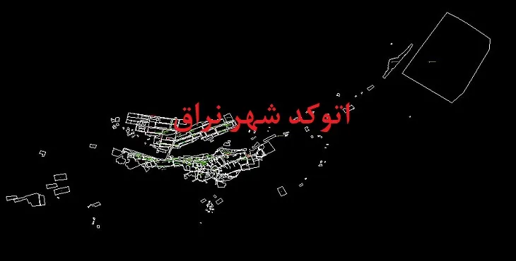 دانلود نقشه اتوکد شهر نراق