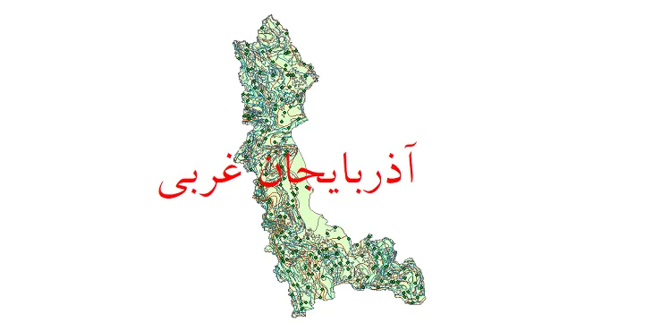 دانلود نقشه های شیپ فایل (نقشه GIS) اقلیمی استان آذربایجان غربی