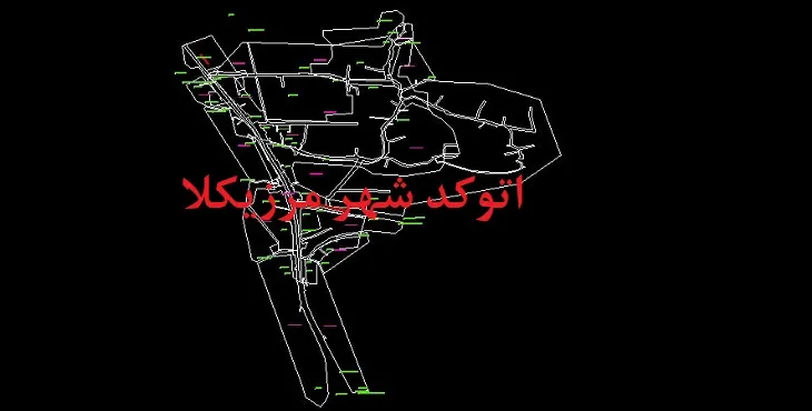 دانلود نقشه اتوکد شهر مرزیکلا