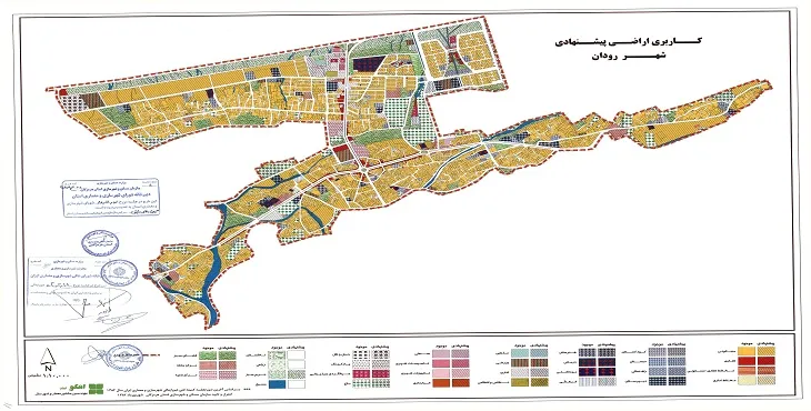 دانلود طرح جامع شهر رودان سال 93 + آلبوم نقشه ها