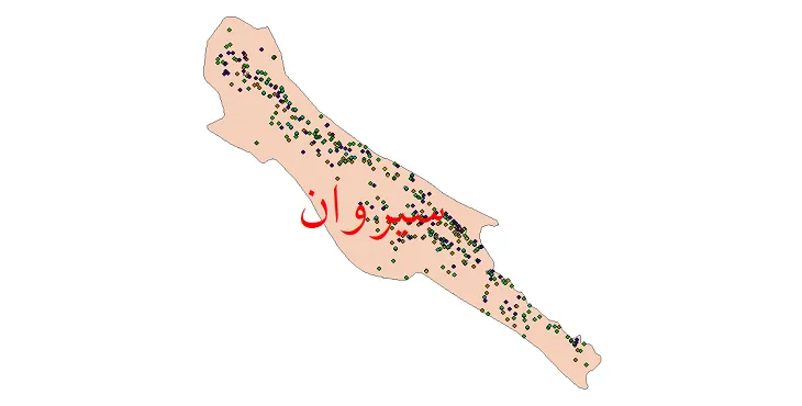 دانلود نقشه جمعیت نقاط شهری و روستایی شهرستان سیروان از سال 1335 تا 1395