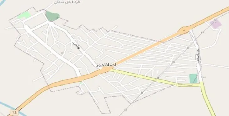 دانلود نقشه شهر اصلاندوز + pdf با کیفیت بالا