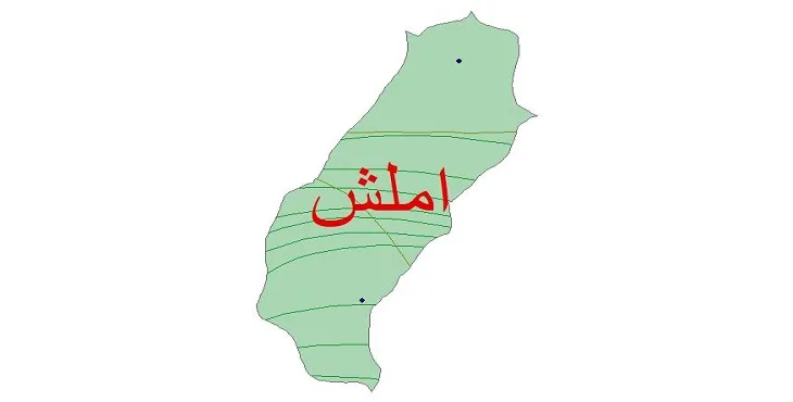 نقشه شیپ‌ فایل اقلیم‌شناسی شهرستان املش + 7 لایه اقلیمی