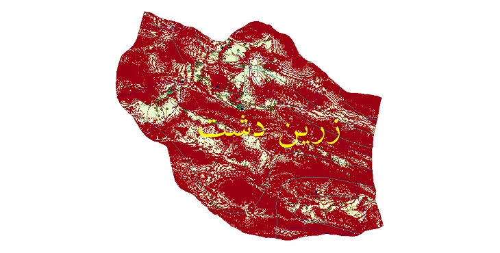 دانلود نقشه های شیپ فایل شهرستان زرین دشت + کاملترین لایه GIS