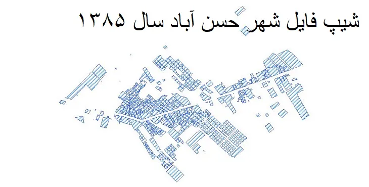 دانلود شیپ فایل بلوک آماری شهر حسن آباد تهران